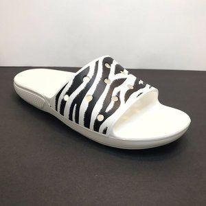 CROCS Classic Animal Print Slides Men's   Sz 11